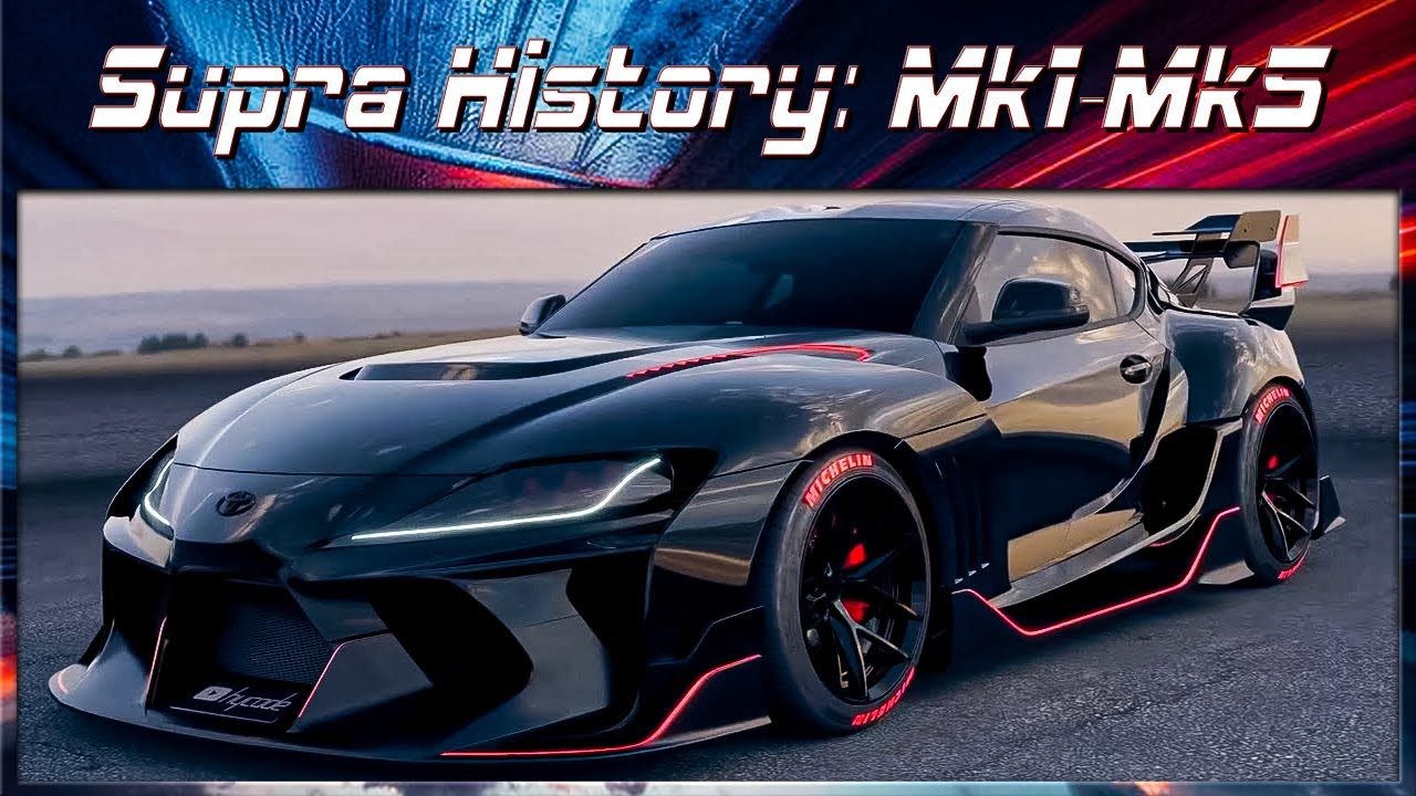Toyota Supra Generations | Mk1 to Mk5 Legendary Evolution - YouTube