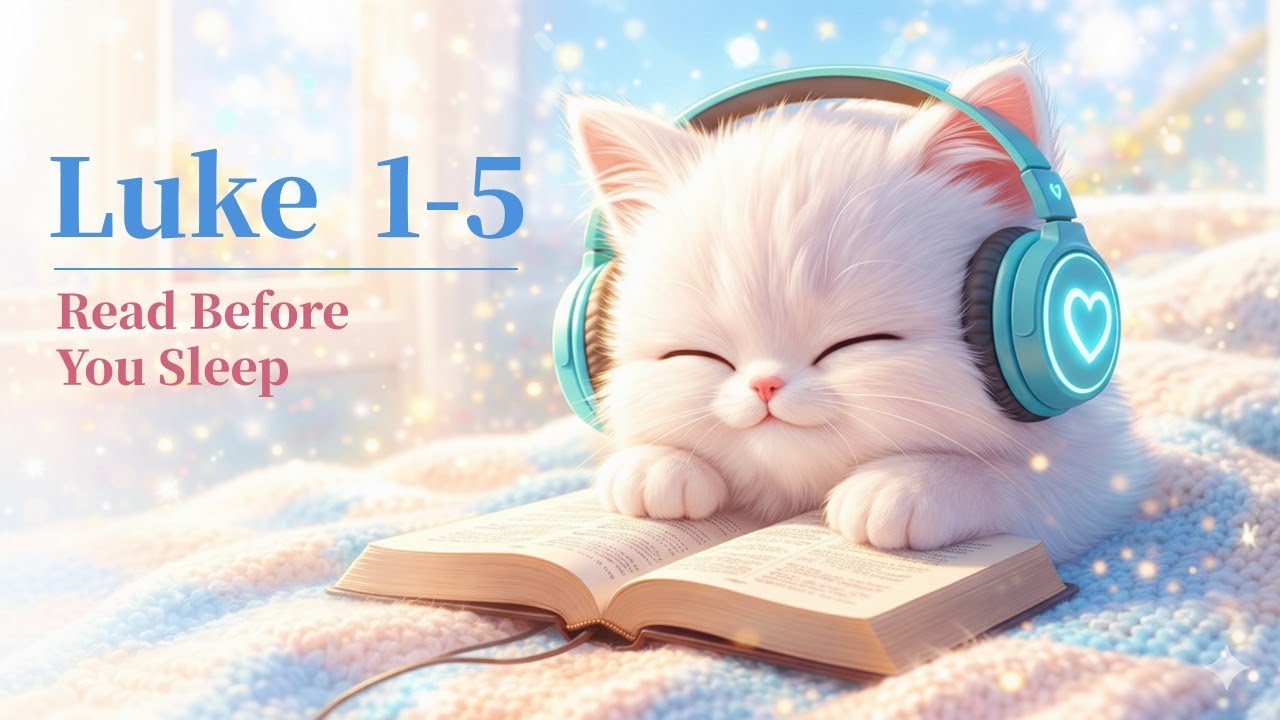 Luke 1-5 |  Reading of the Gospel of Luke | for Meditation, Healing & Sleep