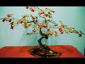 How to make tree with wire | tree sculpture | wire tree tutorial | beaded wire tree tutorial |