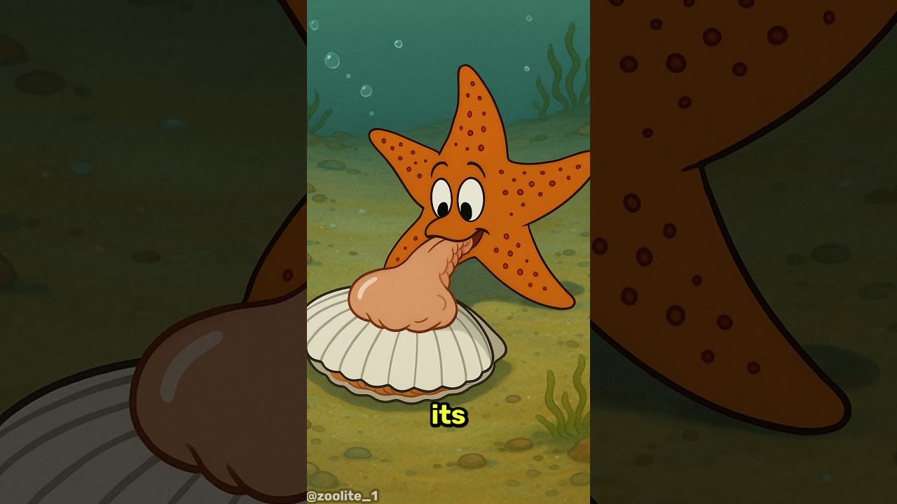How Does a Starfish Push Out Its Stomach? 