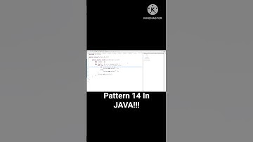 Full Explanation Pattern 14 In JAVA !!! #shorts #shortsvideo #java #pattern