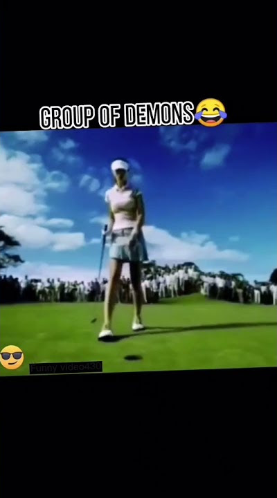Main golf kelihatan celana dalam #shorts