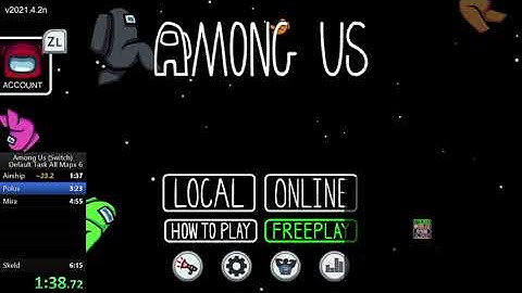 Among Us All Maps Default Tasks Speedrun (Switch) - 5:24,034 [WR]