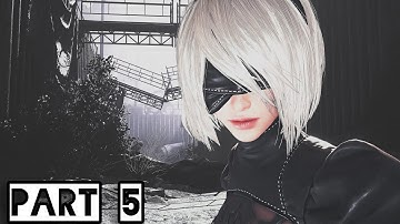 Nier Automata Gameplay Walkthrough Part 5 - FOREST KING (4K) (FULL GAME)