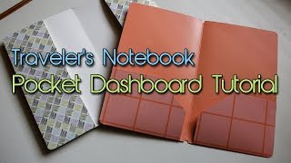 Fauxdori / Midori / Traveler's Notebook Tutorial | Pocket Dashboard | Creation in Between Profile