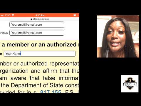 Video: How To Fill Out An Application For Registration Of An LLC