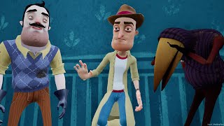 Yukarda Karguli Aşağıda Bıyıklı, Hello neighbor mod