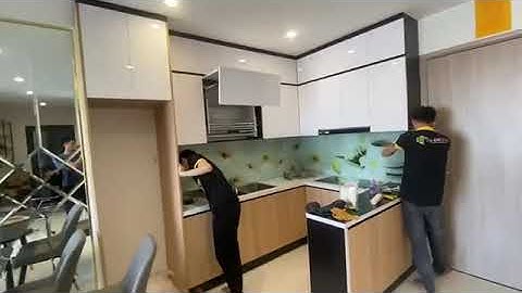 Video Kính Ốp Bếp 3D mẫu hoa văn - Dương Gia Glass