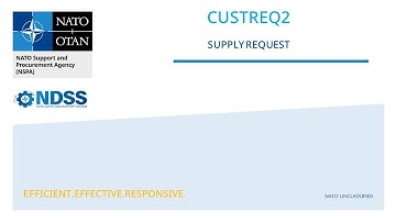 CustReq2 Supply Request