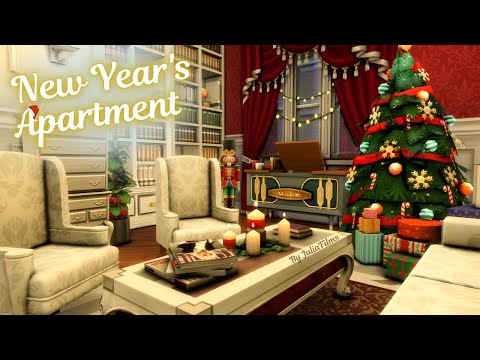 Новогодняя квартира│Строительство│New Year's apartment│SpeedBuild│NO CC [The Sims 4]