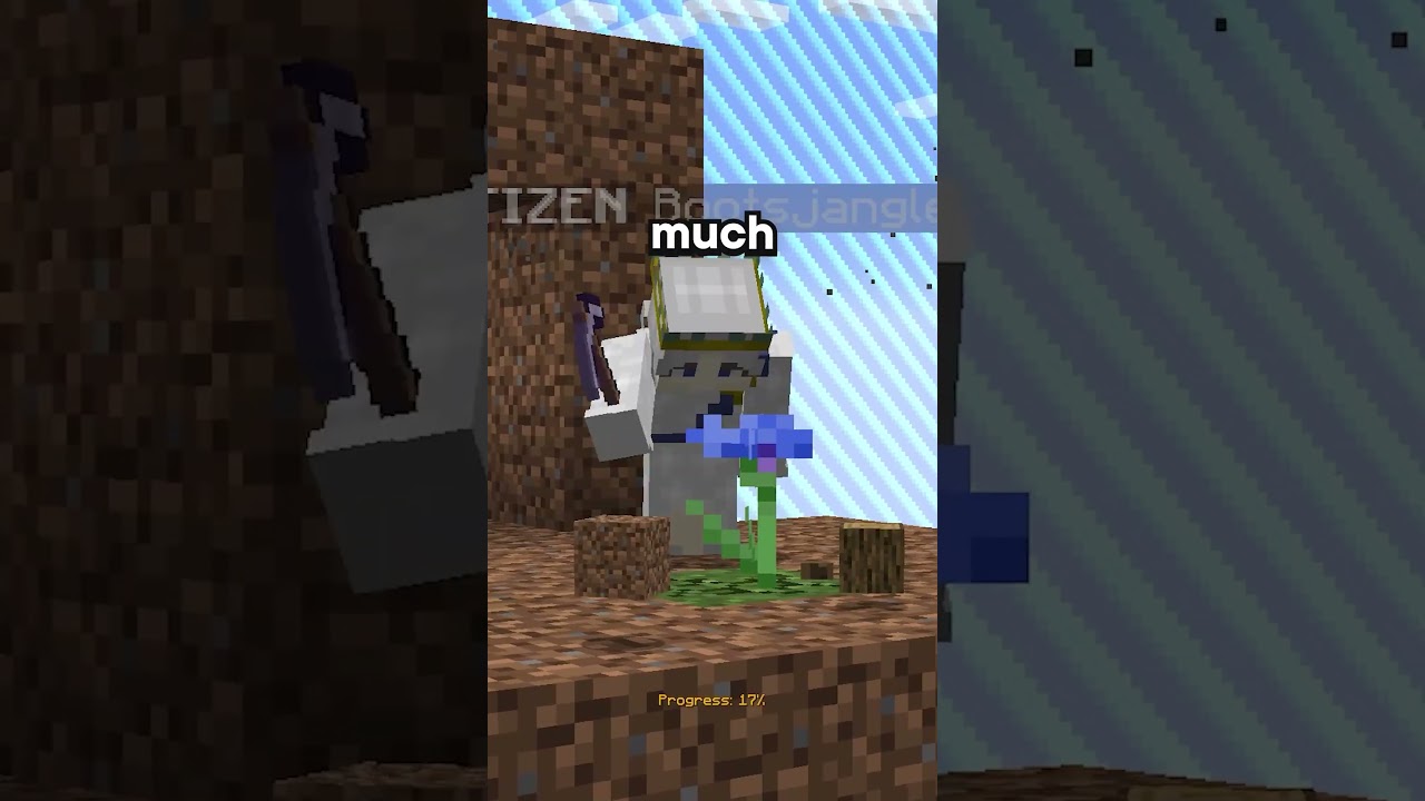 Why the STONE BLOCK for Oneblock? 🤔❤️‍🩹 #minecraft #gaming #smp #cosmosmc #oneblock