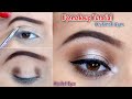 Try this easy trick for hooded  small eyes  classic brown halo eye makeup on small eyes