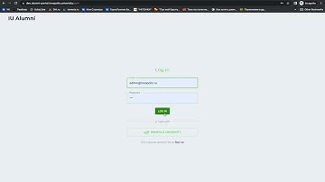 Alumni Portal presentation   HD 1080p