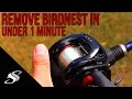 Baitcaster How to: Remove a Backlash/Birdnest in Under 1 Minute!