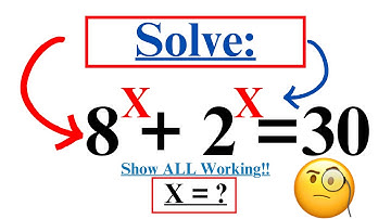 How to Simplify Algebraic Exponential Equations | How to Find the Value of X | Easy ways to solve X