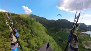 Bergen Vemånen, 21.5.2024, Hill Soaring, Toplanding At Start, 1543, Enzo 3 Paragliding Norge Norway