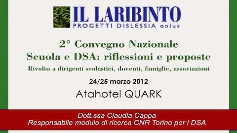 Claudia Cappa - 2° CON. NAZ. Scuole e DSA