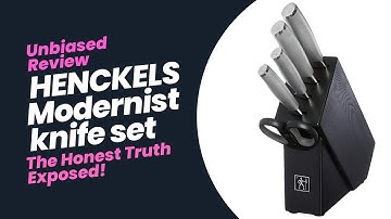 Henckels Modernist Razor Sharp 6 pc Knife Set Review | Master the Art of Precision Cutting with this