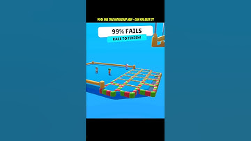99% FAIL Challenge ⚠️ Can You Beat This Stumble Guys Workshop Map? 🔥😱