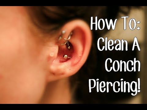 Video: Conch Piercing Úrovně Bolesti, Bezpečnostní Opatření A Piercing Aftercare