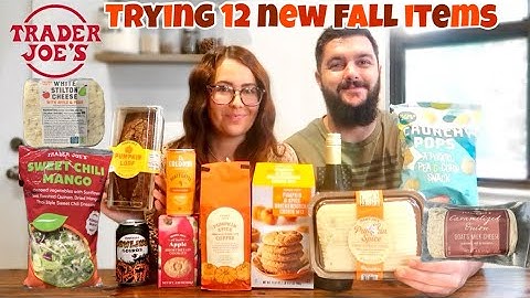 Trader Joe’s Fall Taste Test of New Items 🎃🍁