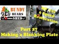 MF135 6 Speed Restoration #27 Making a Blanking Plate