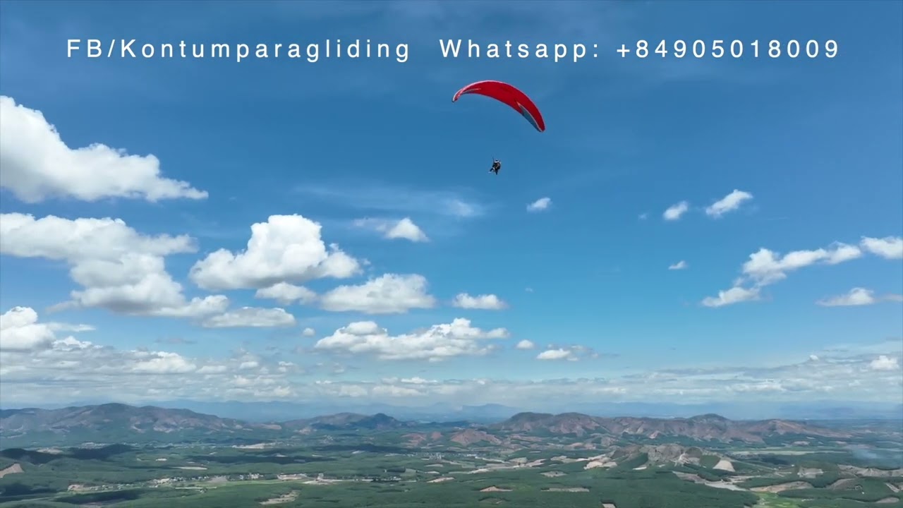 bay dù lượn Chutan kra paragliding - Sa Thầy, Kontum