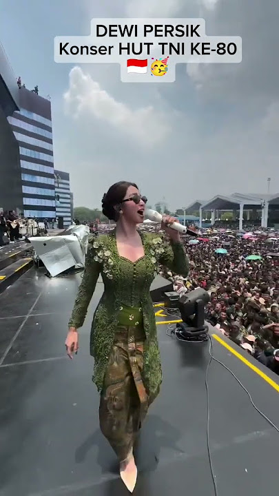 DEWI PERSIK 80th TNI Anniversary Concert #dewipersik #concert #tni #hutrike80