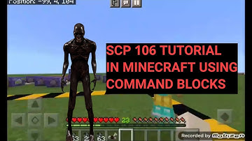 Scp-106 in Minecraft Using Command Block Tutorial (no mods or addons) Command Block Creation