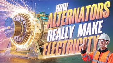 How an Alternators work | How 3 phase Electricity produce | Generator working principle brushless