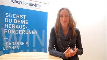 Wendy Kopp on why a top graduate should join Teach For Austria