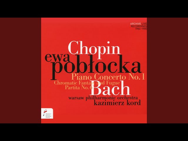 Ewa Pobłocka, Warsaw Philharmonic Orchestra, Kazimierz Kord - Fryderyk Chopin: Piano Concerto in E Minor, Op. 11: II. Romance. Larghetto