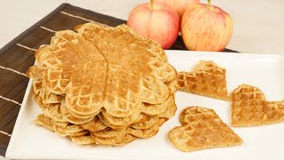 Super leckere Apfel Dinkel Waffeln – Schmecken groß &amp; klein