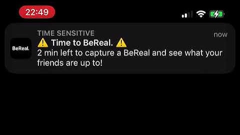 BeReal notification sound