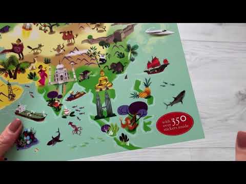 Sticker Picture Atlas of the World - Usborne Sticker Picture Atlas of the World - Usborne