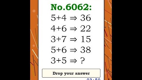 Math Quiz 🔴Can You Solve This ? #iqmath #mathchallenge