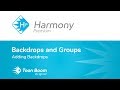 How to Add Backdrops with Harmony Premium