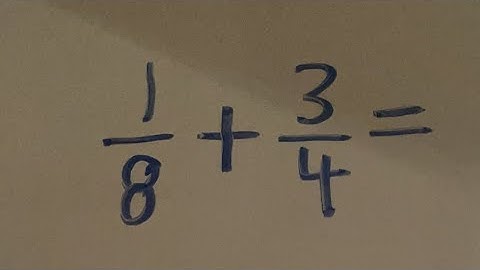 Adding Fractions with Unlike Denominators (Butterfly Method)