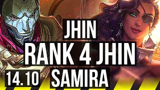 JHIN & Alistar vs SAMIRA & Nautilus (ADC) | Rank 4 Jhin, 13/4/8, Dominating | KR Challenger | 14.10