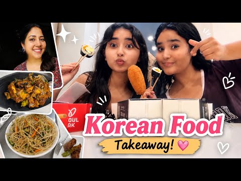 Korean Food Takeaway✨😋💜 l Disha Tewani l Daily Vlog