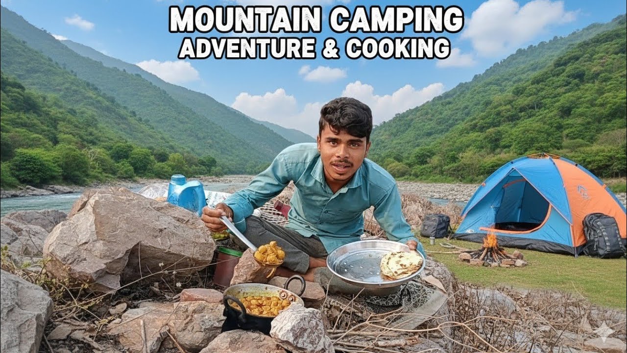 Pahad Camping In Soya Raice Cooking || Group Camping | Arjun The Camper 