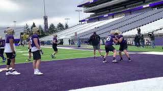 Troy Fautanu endzone drills