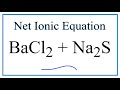 Net Ionic Equations and Balancing