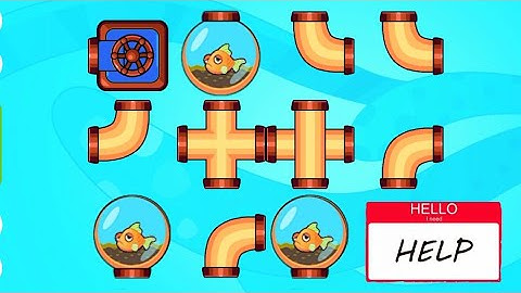 New save the fish game / New updated save the fish pull the pin mobile game / level 13825 - 13844