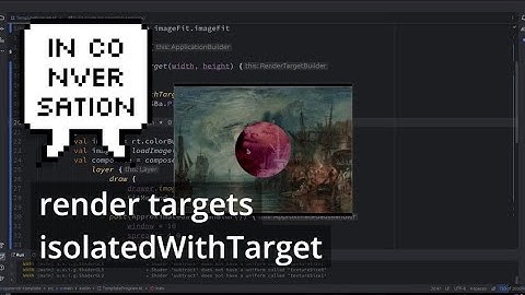 OPENRNDR images #4: render targets, isolatedWithTarget