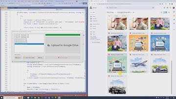 Asynchronous Google Drive Upload Test with C#