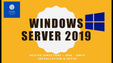 Windows Server 2019 Installation with Active Directory, DNS and DHCP Install