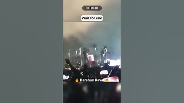 Darshan Raval live at IIT BHU  🔥🔥❤️❤️| CHOGADA | #shorts #iitbhu #song #viral #fest #funatiit #vlog