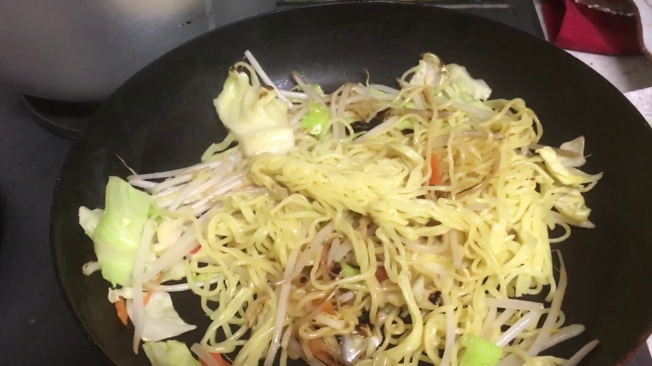 【お料理】バレンタインに塩焼きそばを作る