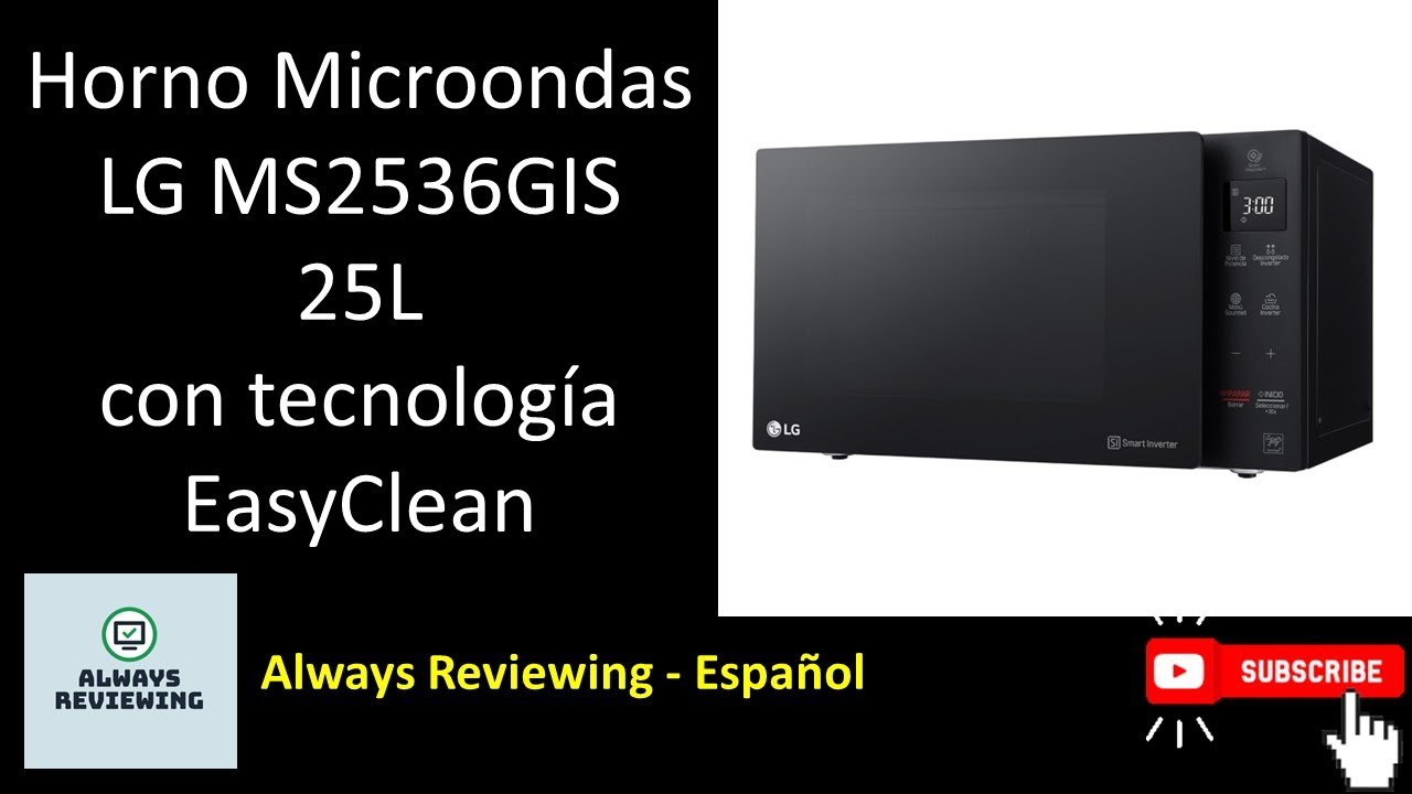 Horno Microondas LG MS2536GIS 25L EasyClean 